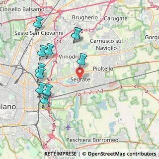 Mappa Via XXV Aprile, 20054 Segrate MI, Italia (4.38727)