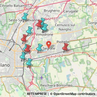 Mappa Via XXV Aprile, 20054 Segrate MI, Italia (4.06154)