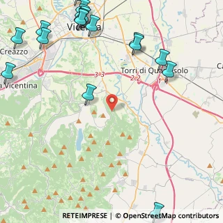 Mappa Via San Rocco, 36100 Vicenza VI, Italia (6.54824)