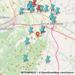 Mappa Via San Rocco, 36100 Vicenza VI, Italia (5.3295)