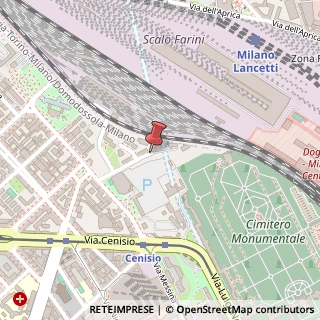 Mappa Via Privata Giovanni Calvino,  21, 20154 Milano, Milano (Lombardia)