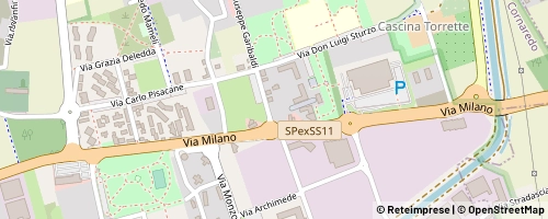 Mappa Cornaredo