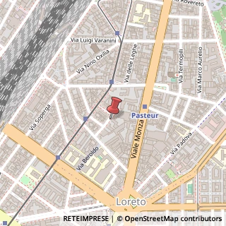 Mappa Via Privata Pomezia, 10, 20127 Milano, Milano (Lombardia)
