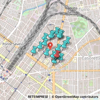 Mappa Via Privata Pomezia, 20127 Milano MI, Italia (0.26)