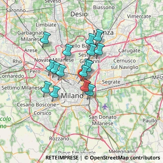 Mappa Via Privata Pomezia, 20127 Milano MI, Italia (5.375)