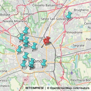 Mappa Via Giulio e Corrado Venini, 20127 Milano MI, Italia (4.51929)