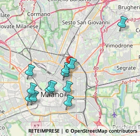 Mappa Via Giulio e Corrado Venini, 20127 Milano MI, Italia (4.07583)