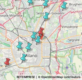 Mappa Via Giulio e Corrado Venini, 20127 Milano MI, Italia (5.23643)