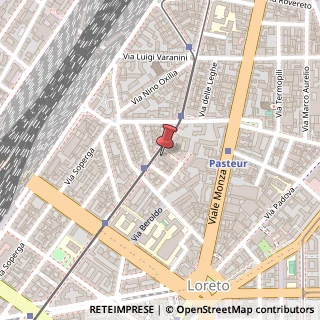 Mappa Via Giulio e Corrado Venini, 38, 20127 Milano, Milano (Lombardia)