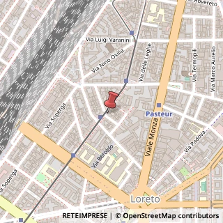 Mappa Via Privata dei Cybo, 19, 20127 Milano, Milano (Lombardia)