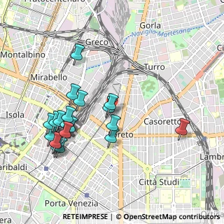 Mappa Via Corrado Venini, 20127 Milano MI, Italia (1.0115)