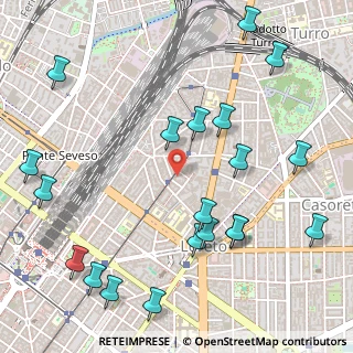 Mappa Via Giulio e Corrado Venini, 20127 Milano MI, Italia (0.661)
