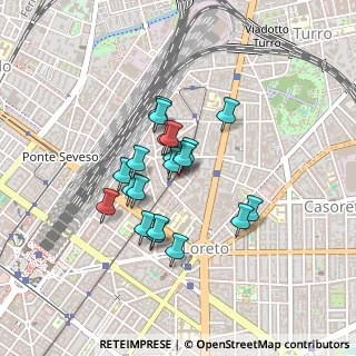 Mappa Via Giulio e Corrado Venini, 20127 Milano MI, Italia (0.3165)