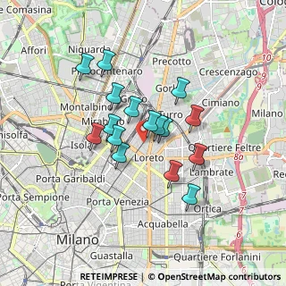Mappa Via Corrado Venini, 20127 Milano MI, Italia (1.3375)