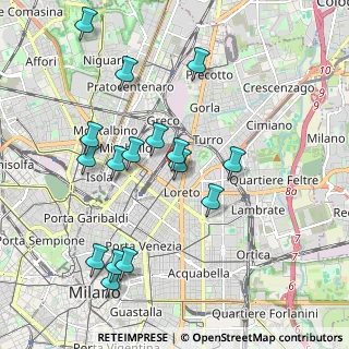 Mappa Via Giulio e Corrado Venini, 20127 Milano MI, Italia (2.02438)