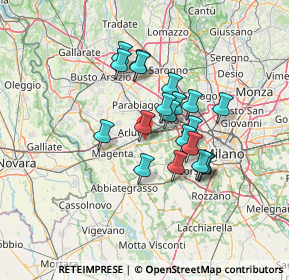 Mappa 20018 Sedriano MI, Italia (10.473)