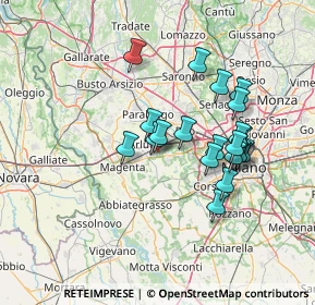 Mappa 20018 Sedriano MI, Italia (12.1575)