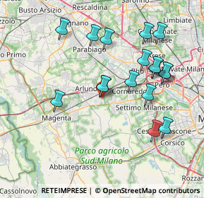 Mappa 20018 Sedriano MI, Italia (7.66529)