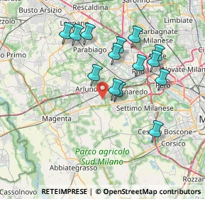 Mappa 20018 Sedriano MI, Italia (6.86)