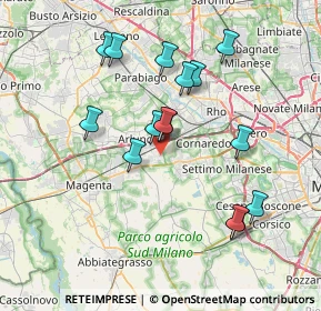 Mappa 20018 Sedriano MI, Italia (6.97133)