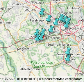 Mappa 20018 Sedriano MI, Italia (6.73357)