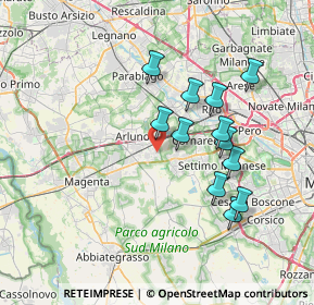 Mappa 20018 Sedriano MI, Italia (6.6225)