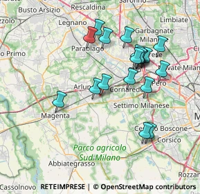 Mappa 20018 Sedriano MI, Italia (7.08105)