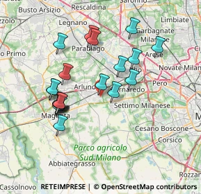 Mappa 20018 Sedriano MI, Italia (6.8345)