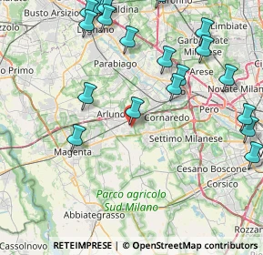 Mappa 20018 Sedriano MI, Italia (10.411)