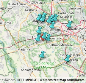 Mappa 20018 Sedriano MI, Italia (5.73643)