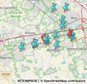 Mappa 20018 Sedriano MI, Italia (3.36308)