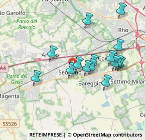 Mappa 20018 Sedriano MI, Italia (3.48)