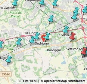 Mappa 20018 Sedriano MI, Italia (5.912)