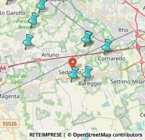 Mappa 20018 Sedriano MI, Italia (6.264)