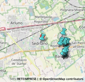 Mappa 20018 Sedriano MI, Italia (2.05118)
