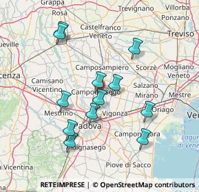 Mappa Via Frattina, 35011 Case Bocio PD, Italia (13.77583)