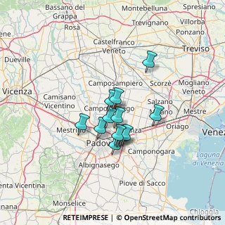 Mappa Via Frattina, 35011 Case Bocio PD, Italia (9.20923)