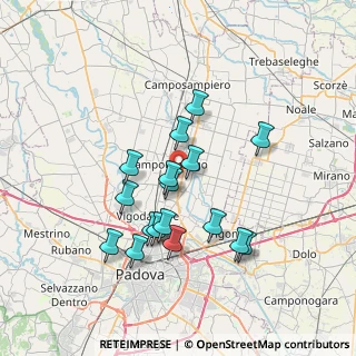 Mappa Via Frattina, 35011 Case Bocio PD, Italia (6.45412)