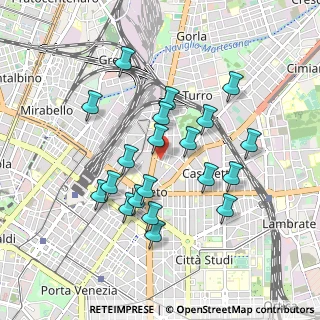 Mappa Via Guido Guinizelli, 20127 Milano MI, Italia (0.8425)