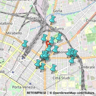 Mappa Via Guido Guinizelli, 20127 Milano MI, Italia (0.8)