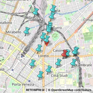 Mappa Via Guido Guinizelli, 20127 Milano MI, Italia (1.0265)