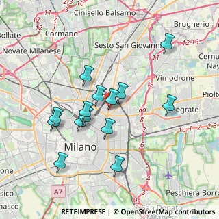 Mappa Via Guido Guinizelli, 20127 Milano MI, Italia (3.35571)