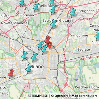Mappa Via Guido Guinizelli, 20127 Milano MI, Italia (5.33714)