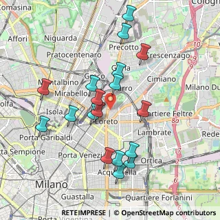 Mappa Via Guido Guinizelli, 20127 Milano MI, Italia (1.89)