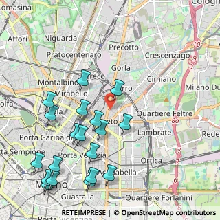 Mappa Via Guido Guinizelli, 20127 Milano MI, Italia (2.46158)
