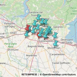 Mappa Via Risorgimento, 25010 San Zeno Naviglio BS, Italia (9.385)