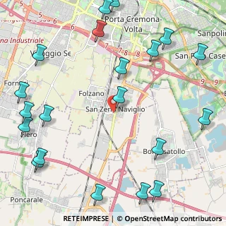 Mappa Via Risorgimento, 25010 San Zeno Naviglio BS, Italia (3.0755)