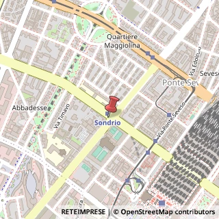Mappa Viale Sondrio,  3, 20124 Milano, Milano (Lombardia)