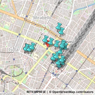 Mappa Sondrio, 20124 Milano MI, Italia (0.3765)