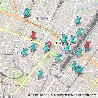 Mappa Via Emanuele Muzio, 20124 Milano MI, Italia (0.593)